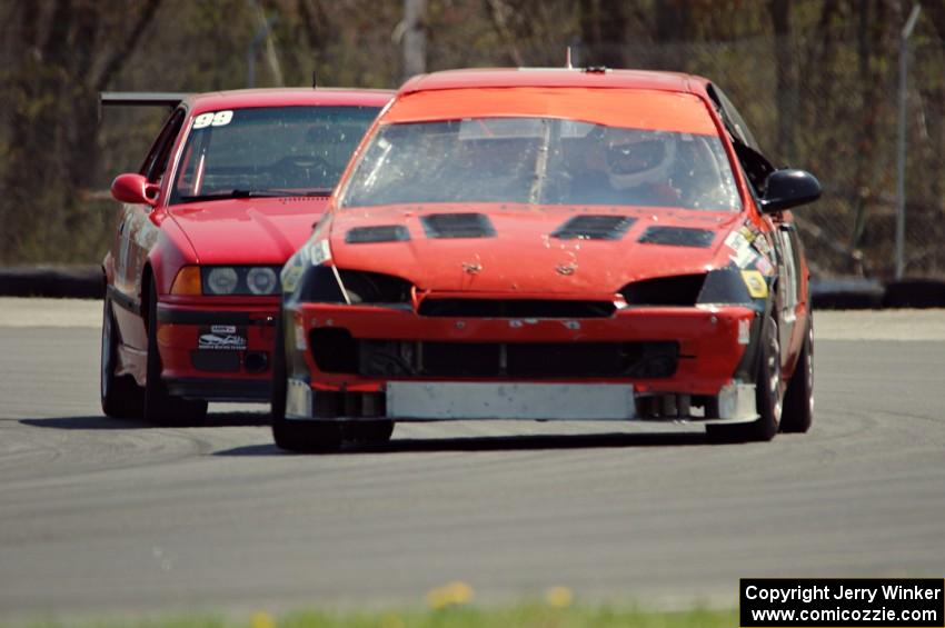 Holy Rollers Honda Civic and In The Red With Chris BMW M3