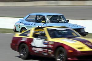 Gopher Broke Racing Nissan 300ZX and Fart-Hinder Racing SAAB 900S