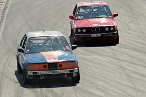 North Loop Motorsport BMW 325 and Cheap Shot Racing BMW 325is