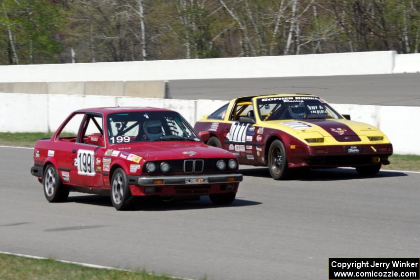 Cheap Shot Racing BMW 325is and Gopher Broke Racing Nissan 300ZX