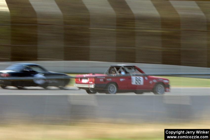 Missing Link Motorsports BMW 325i and Transcendental Racing Mazda Miata