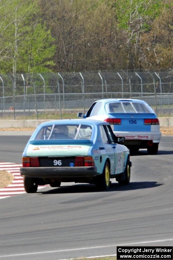 Fart-Hinder Racing SAAB 9-3 and Fart-Hinder Racing SAAB 900S