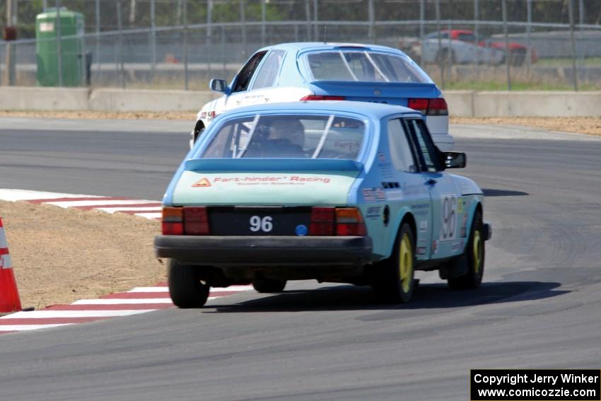 Fart-Hinder Racing SAAB 9-3 and Fart-Hinder Racing SAAB 900S