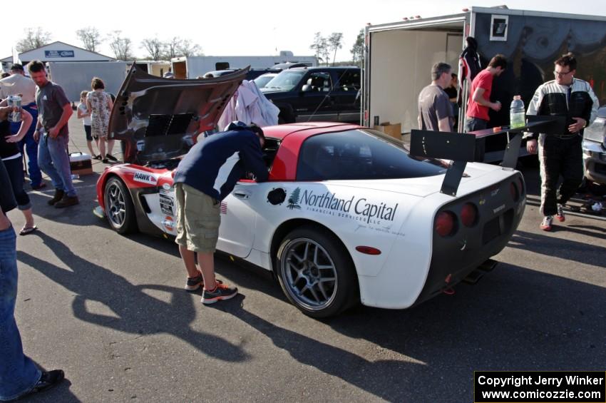 Braunschweig Racing Chevy Corvette after the event