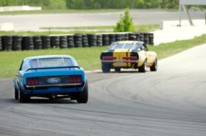 Shannon Ivey's Ford Mustang Shelby GT350 and Brian Kennedy's Ford Mustang