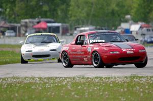 Evan Pecore's and Dan Corgard's Spec Miata Mazda Miatas