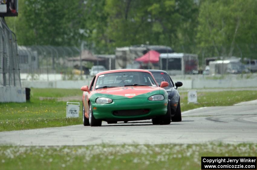 Erik Nelson's and Paul Gilbert's Spec Miata Mazda Miatas