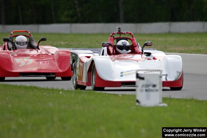 Bill Collins' Spec Racer Ford and Bill Parenteau's Spec Racer Ford 3