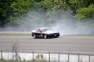 Tom Fuehrer's SPO Ford Mustang loses the engine.