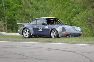 Craig Stephens' ITE-1 Porsche 911 at the topside of turn 1.