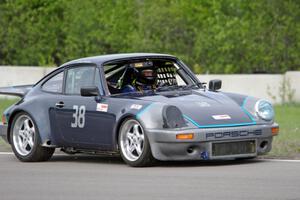 Craig Stephens' ITE-1 Porsche 911 after losing its windshield.