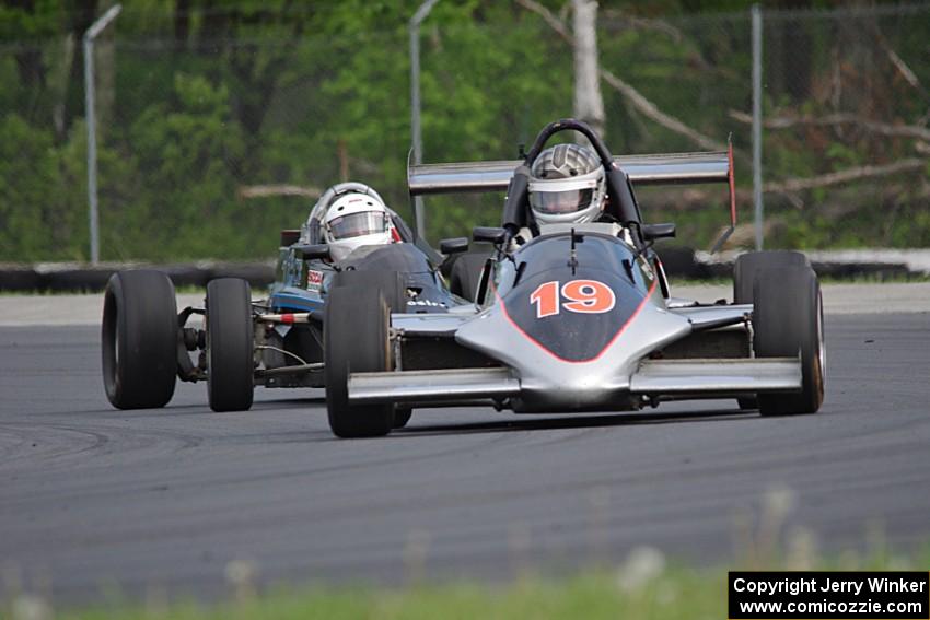 Steve Flaten's Star Formula Mazda and Curtis Rehder's Lola T-440 Club Formula Ford