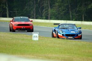 Jim Lipari's TT2 Lotus Elise and Gary Gaspar's TT3 Ford Mustang Boss 302