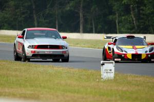 Allen Myers' TT3 Ford Mustang Boss 302 and Greg Vannucci's TT2 Lotus Exige