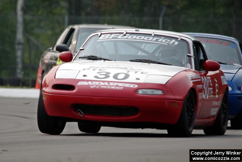 Team Cohn's PTE Mazda Miata