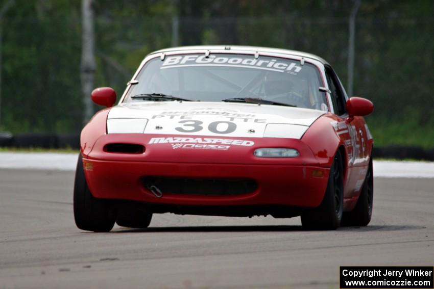 Team Cohn's PTE Mazda Miata