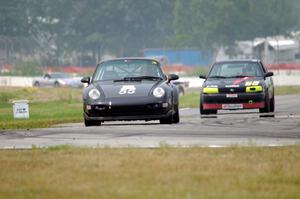 Phil Magney's GTS4 Porsche 993 and Brett Westcott's PTE Nissan Sentra SE-R