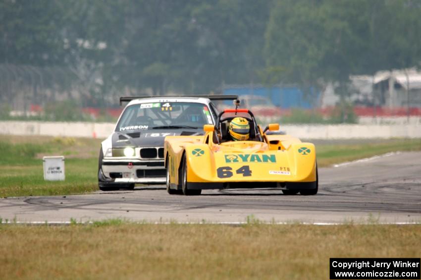 Matt Gray's PTB Spec Racer Ford and Rick Iverson III's GTS4 BMW M3