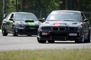 Kerry James' GTS2 BMW M3 and Team STI Guys' ST3 Subaru WRX STi