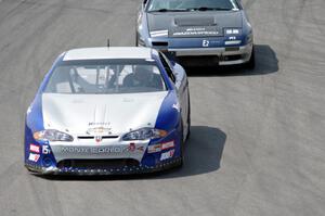 John Vining's SU Chevy Monte Carlo and Ben Anderson's PTE Mazda RX-7