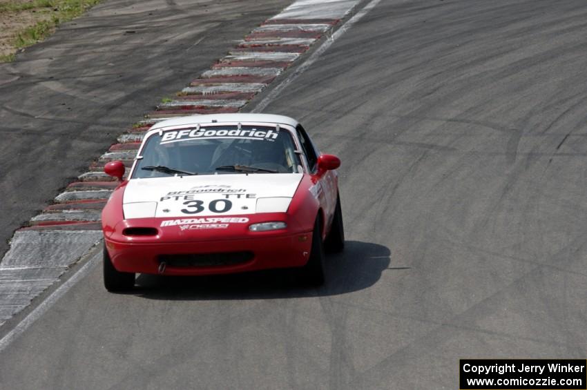 Team Cohn's PTE Mazda Miata