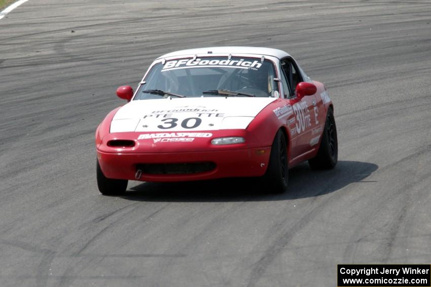 Team Cohn's PTE Mazda Miata