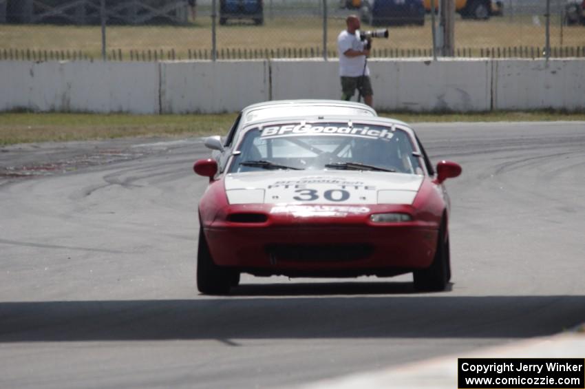 Team Cohn's PTE Mazda Miata