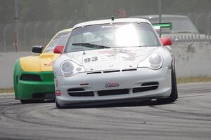 Jerry Greene's Porsche GT3 Cup and John Baucom's Ford Mustang
