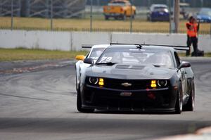 Jason Fichter's Chevy Camaro and Tim Gray's Chevy Camaro