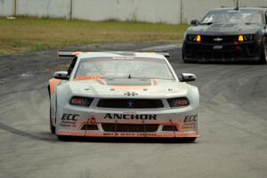 Adam Andretti's Ford Mustang and Jason Fichter's Chevy Camaro