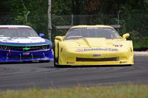 Doug Peterson's Chevy Corvette and Keith Prociuk's Chevy Camaro