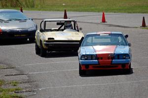 Bromance Racing Ford Mustang, Rat Patrol Triumph TR-7 and ProKart Racing Chevy Camaro