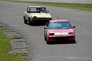 Motley Crew Honda Prelude and Rat Patrol Triumph TR-7