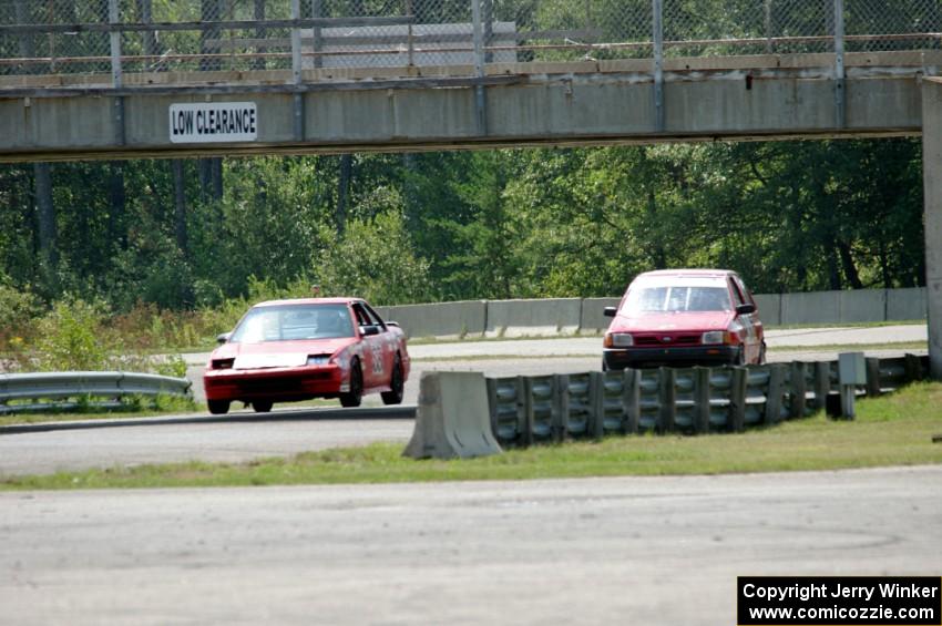 Motley Crew Honda Prelude and Team Festivus Ford Festiva