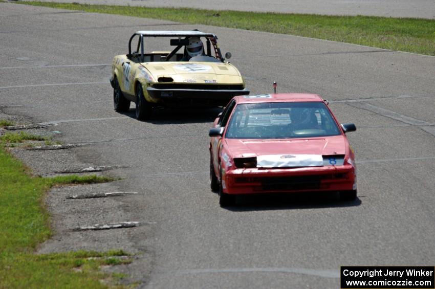 Motley Crew Honda Prelude and Rat Patrol Triumph TR-7