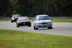 Fart-Hinder Racing SAAB 9-3, Left Shark Racing Hyundai Tiburon and Moss Racing Ford Crown Victoria