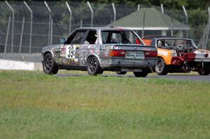 Chump Faces BMW 325is passes Team Jagermoose Porsche 914