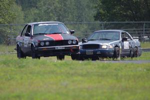 Locked Out Racing BMW 325is and Moss Racing Ford Crown Victoria