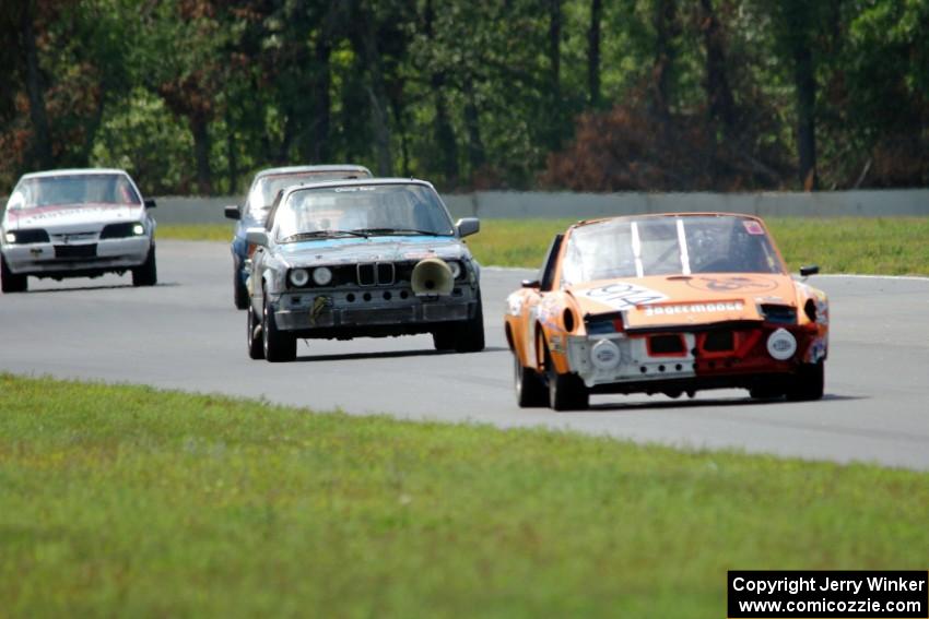 Team Jagermoose Porsche 914 and Chump Faces BMW 325is