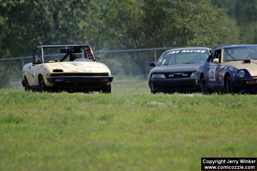 Prairie Storm Datsun 280ZX, Rat Patrol Triumph TR-7 and JSK Racing Nissan Maxima