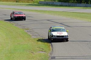 Ambitious But Rubbish Racing BMW 325 and Dead Pedal Racing Maserati Biturbo