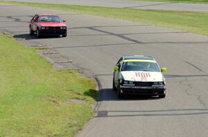 Ambitious But Rubbish Racing BMW 325 and Dead Pedal Racing Maserati Biturbo