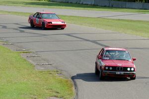 Cheap Shot Racing BMW 325is and Motley Crew Honda Prelude