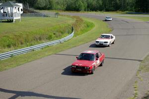 Probs Racing BMW 325is, Motorcrap Racing Ford Mustang and TBD Pontiac Firebird