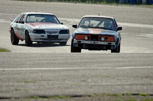 North Loop Motorsport BMW 325i and Motorcrap Racing Ford Mustang