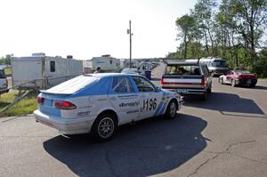 Fart-Hinder Racing SAAB 9-3 team packs it in with a bad clutch.