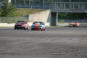 Cheap Shot Racing BMW 325is, Bromance Racing Ford Mustang and Team Jagermoose Porsche 914