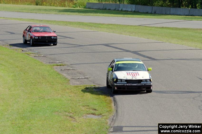 Ambitious But Rubbish Racing BMW 325 and Dead Pedal Racing Maserati Biturbo