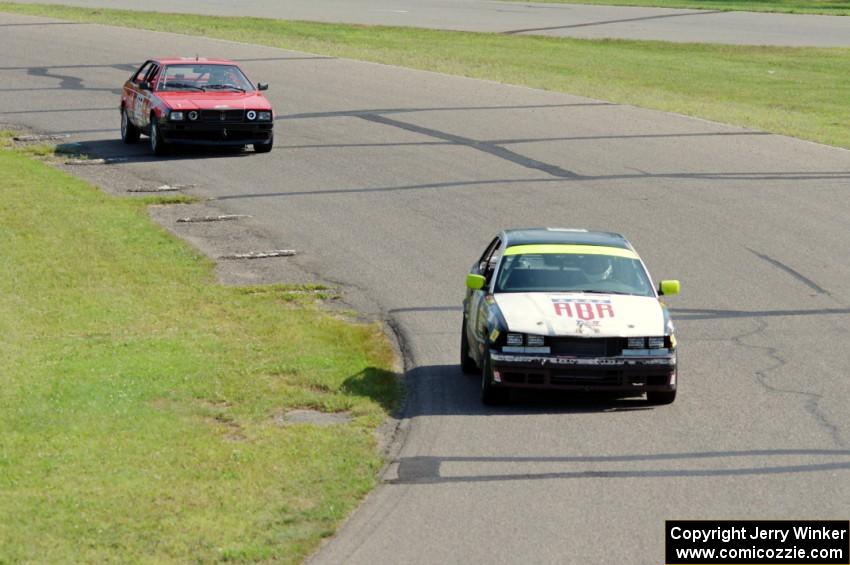Ambitious But Rubbish Racing BMW 325 and Dead Pedal Racing Maserati Biturbo
