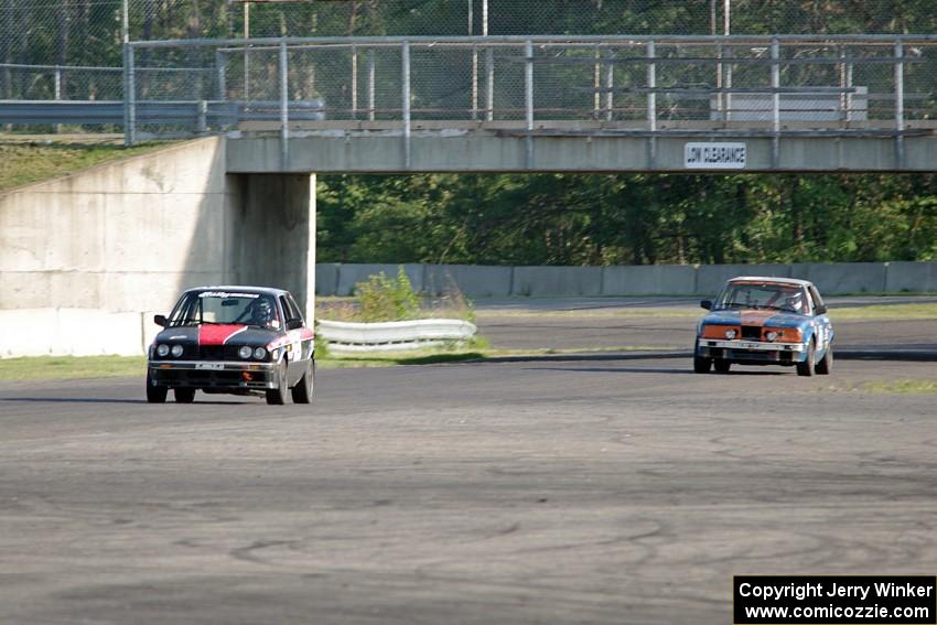 Locked Out Racing BMW 325is and North Loop Motorsport BMW 325i